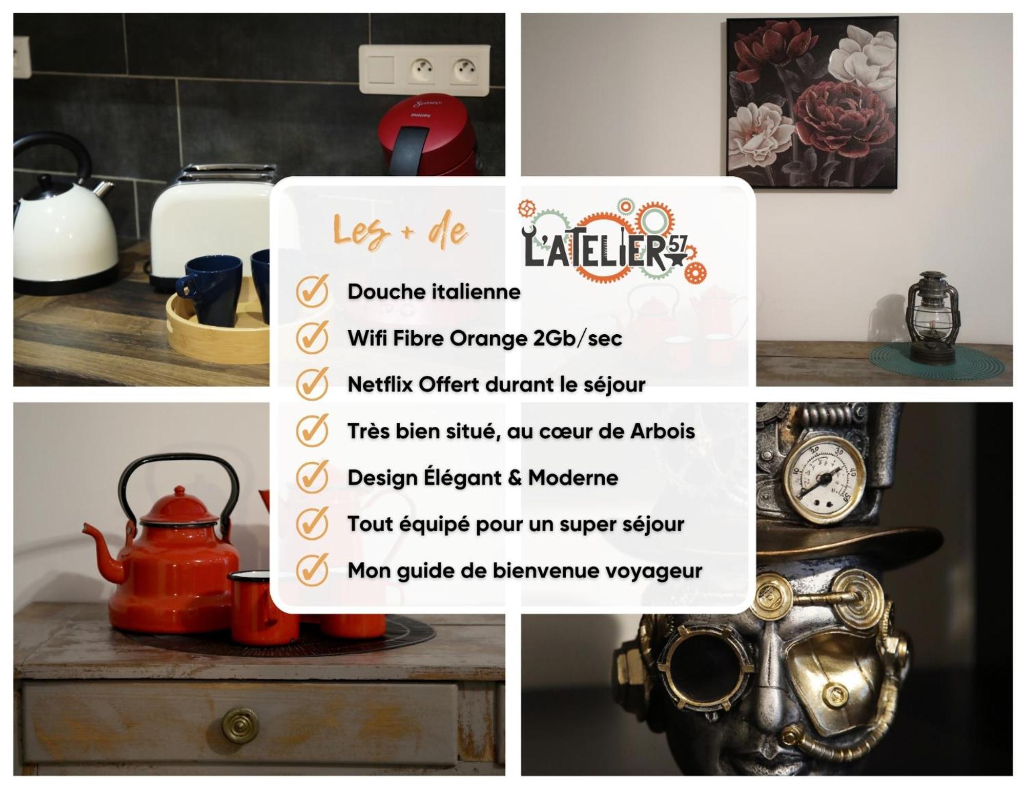 L'Atelier 57 - Votre Meuble Authentique ! Apartment Arbois Ngoại thất bức ảnh
